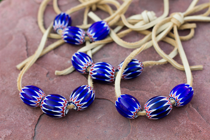 Chevron Bead Necklace