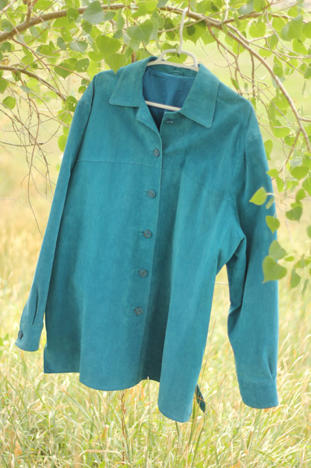 Blue Suede Shirt