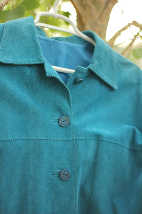 Blue Suede Shirt