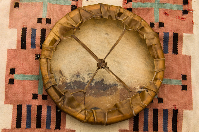 Hand-Painted Drum